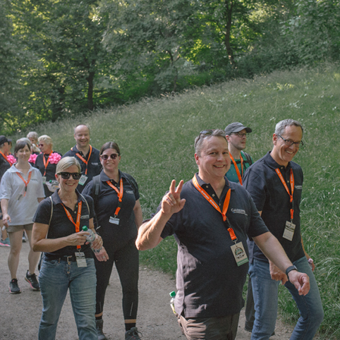 Teamwalk Caseris-Gruppe