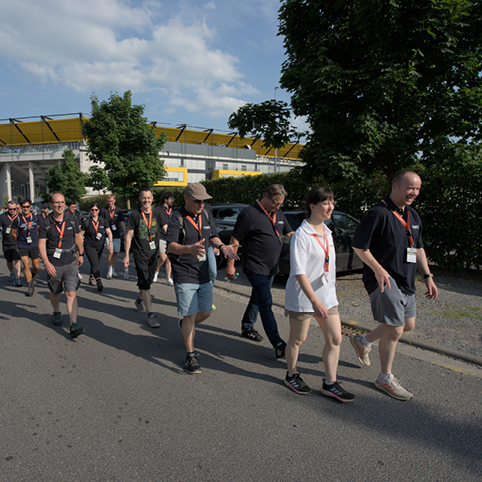 Teamwalk-gruppe