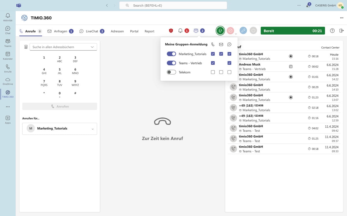 Teams_Gruppenanmeldung